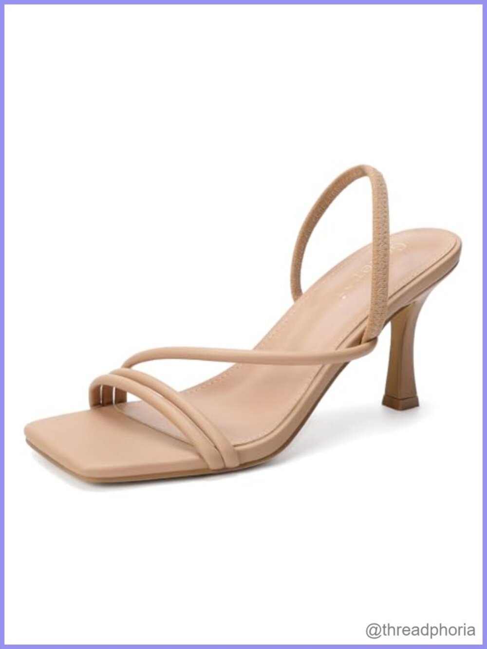 Kitten Strappy Heels Square Open Toe Ankle Strap Heeled Sandals Dressy Wedding